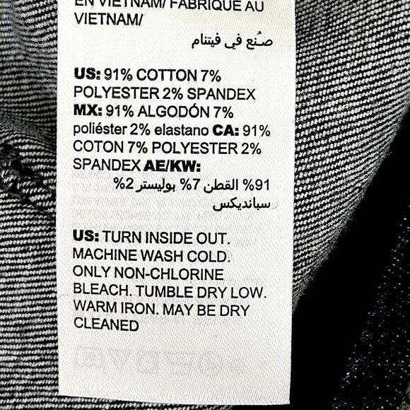 Chico's Jeans Size 3 (16) Slim Leg Inner Elastic Waistband - Picture 10 of 13